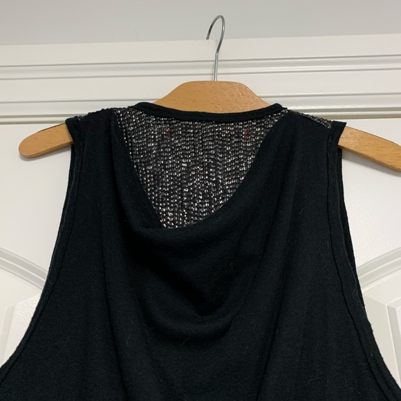 ❤️Common Thread Sequin Vest Open Cardigan Silver S - Picture 12 of 12